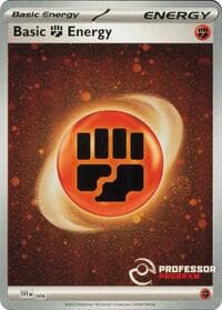 Fighting Energy (2023) - Professor Program Promos - Pokemon card