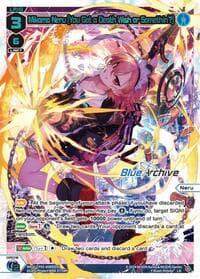 Mikamo Neru [You Got a Death Wish or Somethin'?] (LR) - Blue Archive DIVA - WIXOSS card