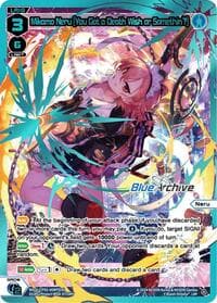 Mikamo Neru [You Got a Death Wish or Somethin'?] (LRP) - Blue Archive DIVA - WIXOSS card