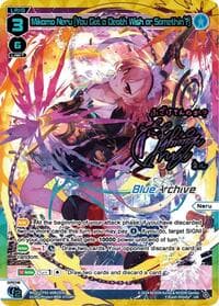 Mikamo Neru [You Got a Death Wish or Somethin'?] (UR) - Blue Archive DIVA - WIXOSS card