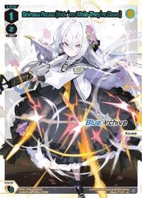 Shirasu Azusa [Kick 'em While They're Down] (LR) - Blue Archive DIVA - WIXOSS card