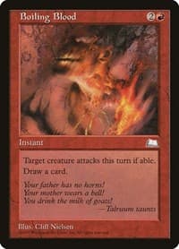 Boiling Blood - Weatherlight - Magic: The Gathering card