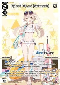 Ajitani Hifumi (Swimsuit) (Parallel) - Blue Archive DIVA - WIXOSS card