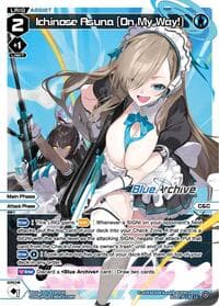 Ichinose Asuna [On My Way] (Parallel) - Blue Archive DIVA - WIXOSS card
