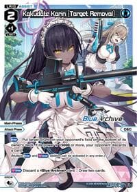 Kakudate Karin [Target Removal] (Parallel) - Blue Archive DIVA - WIXOSS card