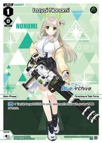 Izayoi Nonomi (Parallel) - Blue Archive DIVA - WIXOSS card