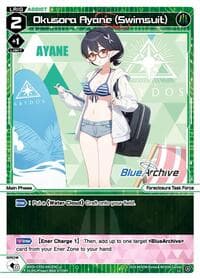 Okusora Ayane (Swimsuit) - Blue Archive DIVA - WIXOSS card
