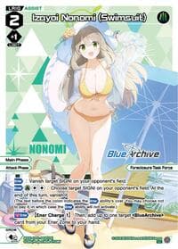 Izayoi Nonomi (Swimsuit) (Parallel) - Blue Archive DIVA - WIXOSS card