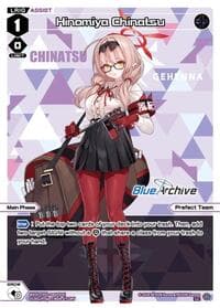 Hinomiya Chinatsu (Parallel) - Blue Archive DIVA - WIXOSS card