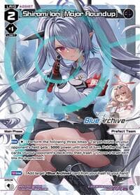 Shiromi Iori [Major Roundup] (Parallel) - Blue Archive DIVA - WIXOSS card