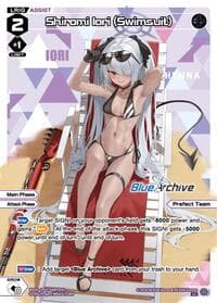 Shiromi Iori (Swimsuit) (Parallel) - Blue Archive DIVA - WIXOSS card