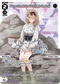Hinomiya Chinatsu (Hot Spring) (Parallel) - Blue Archive DIVA - WIXOSS card