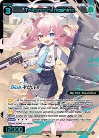 Takanashi Hoshino (SRP) - Blue Archive DIVA - WIXOSS card