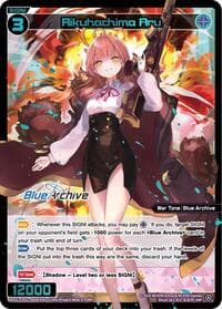 Rikuhachima Aru (SRP) - Blue Archive DIVA - WIXOSS card