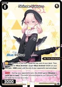 Shimoe Koharu (Parallel) - Blue Archive DIVA - WIXOSS card