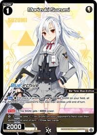 Morizuki Suzumi (Parallel) - Blue Archive DIVA - WIXOSS card