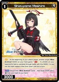 Shizuyama Mashiro - Blue Archive DIVA - WIXOSS card