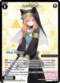 Iochi Mari (Parallel) - Blue Archive DIVA - WIXOSS card