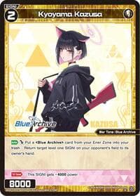 Kyoyama Kazusa - Blue Archive DIVA - WIXOSS card
