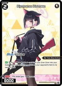 Kyoyama Kazusa (Parallel) - Blue Archive DIVA - WIXOSS card