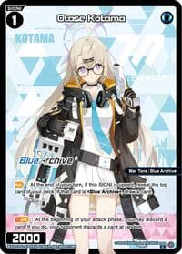 Otose Kotama (Parallel) - Blue Archive DIVA - WIXOSS card