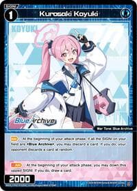 Kurosaki Koyuki - Blue Archive DIVA - WIXOSS card