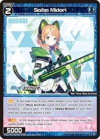 Saiba Midori - Blue Archive DIVA - WIXOSS card