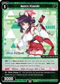 Isami Kaede - Blue Archive DIVA - WIXOSS card