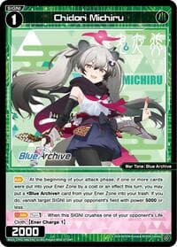 Chidori Michiru - Blue Archive DIVA - WIXOSS card