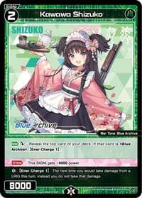 Kawawa Shizuko - Blue Archive DIVA - WIXOSS card