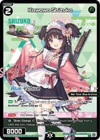 Kawawa Shizuko (Parallel) - Blue Archive DIVA - WIXOSS card