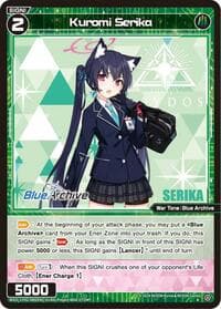 Kuromi Serika - Blue Archive DIVA - WIXOSS card