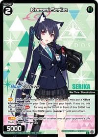 Kuromi Serika (Parallel) - Blue Archive DIVA - WIXOSS card