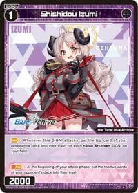 Shishidou Izumi - Blue Archive DIVA - WIXOSS card
