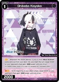 Onikata Kayoko - Blue Archive DIVA - WIXOSS card