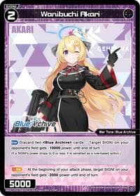 Wanibuchi Akari - Blue Archive DIVA - WIXOSS card