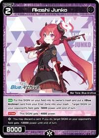 Akashi Junko - Blue Archive DIVA - WIXOSS card