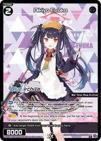 Aikiyo Fuuka (Parallel) - Blue Archive DIVA - WIXOSS card