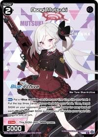 Asagi Mutsuki (Parallel) - Blue Archive DIVA - WIXOSS card