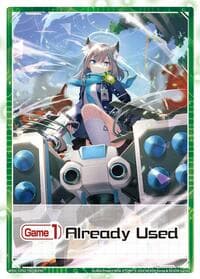 {1/Game} Already Used - Blue Archive DIVA - WIXOSS card