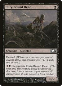Duty-Bound Dead - Magic 2013 (M13) - Magic: The Gathering card