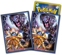 Pokemon TCG: Pokemon Center Japan Exclusive Card Sleeves - Ultra Solgaleo and Ultra Lunala (64-Pack) - Pokemon International Card Sleeves - Card Sleeves card