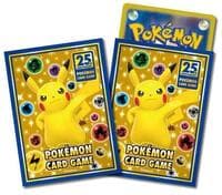 Pokemon TCG: Pokemon Center Japan Exclusive Card Sleeves - 25th Anniversary Pikachu (64-Pack) - Pokemon International Card Sleeves - Card Sleeves card