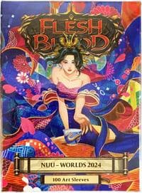 Dragon Shield Flesh and Blood Matte Art - Anime Nuu Worlds 2024 - Dragon Shield Card Sleeves - Card Sleeves card