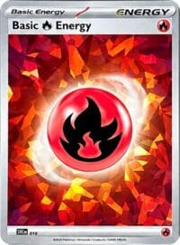 Basic Fire Energy (Cracked Ice Holo) - SVE: Scarlet & Violet Energies - Pokemon card