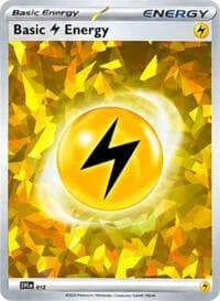 Basic Lightning Energy (Cracked Ice Holo) - SVE: Scarlet & Violet Energies - Pokemon card