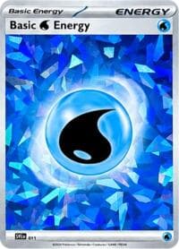 Basic Water Energy (Cracked Ice Holo) - SVE: Scarlet & Violet Energies - Pokemon card