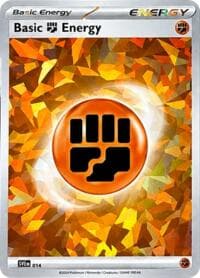 Basic Fighting Energy (Cracked Ice Holo) - SVE: Scarlet & Violet Energies - Pokemon card