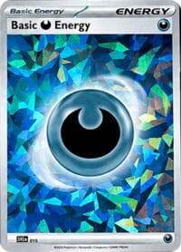 Basic Darkness Energy (Cracked Ice Holo) - SVE: Scarlet & Violet Energies - Pokemon card