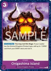 Onigashima Island - Revision Pack Cards - One Piece Card Game card